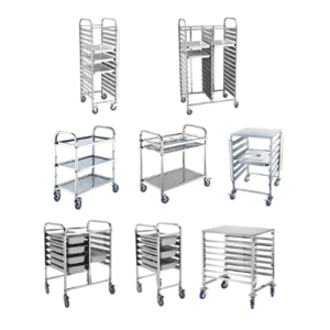 commercial kitchen equipment stainless steel bun pan rack & trolley swotkitchen