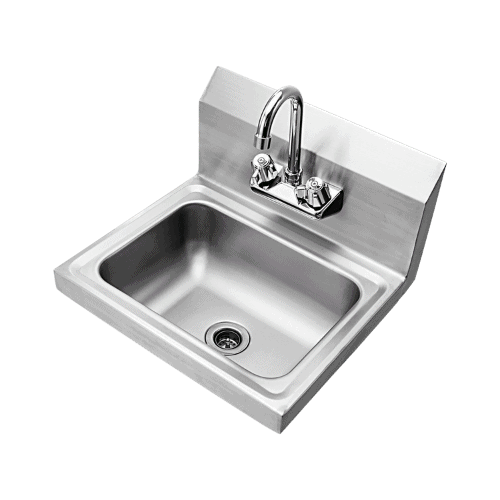 stainless steel wall mount hand sink